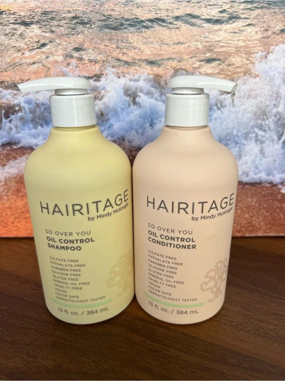 Hairitage So Over You Oil Control Shampoo & Conditioner Set - Cream/Light Yellow